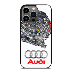 AUDI V8 FSI ENGINE LOGO iPhone 13 Pro Case Cover