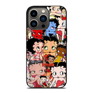 BETTY BOOP COLLAGE FACE iPhone 13 Pro Case Cover