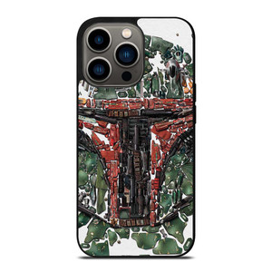 BOBA FETT STAR WARS MOZAIC iPhone 13 Pro Case Cover
