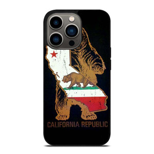 CALIFORNIA REPUBLIC BEAR ICON iPhone 13 Pro Case Cover