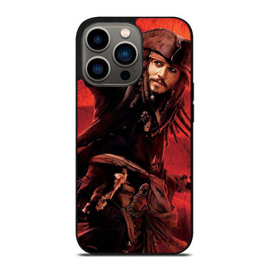 CAPTAIN JACK PIRATES OF THE CARIBBEAN POSTER iPhone 13 Pro Case Cover