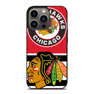 CHICAGO BLACKHAWKS NHL LOGO iPhone 13 Pro Case Cover