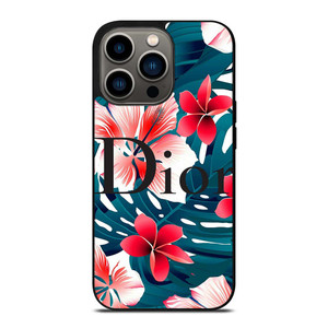 CHRISTIAN DIOR HIBISCUS FLOWER iPhone 13 Pro Case Cover
