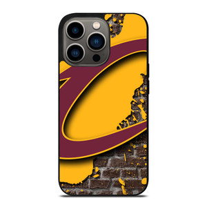 CLEVELAND CAVALIERS WALL SPLASH iPhone 13 Pro Case Cover