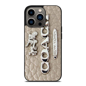 COACH LOGO GLOWING TEXTURE iPhone 13 Pro Case Cover