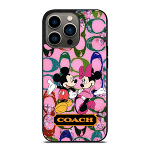 COACH MICKEY MINNIE MOUSE iPhone 13 Pro Case Cover COACH MICKEY MINNIE MOUSE iPhone 13 Pro Case Cover