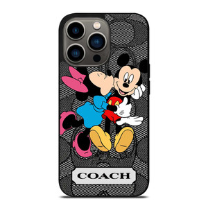 COACH MINNIE MICKEY MOUSE KISS iPhone 13 Pro Case Cover COACH MINNIE MICKEY MOUSE KISS iPhone 13 Pro Case Cover