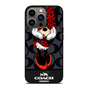 COACH MINNIE MOUSE 2 iPhone 13 Pro Case Cover