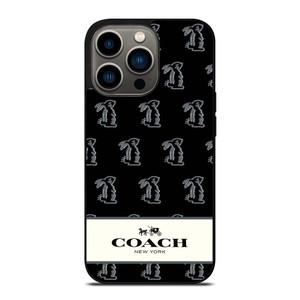 COACH NEW YORK BUNNY iPhone 13 Pro Case Cover