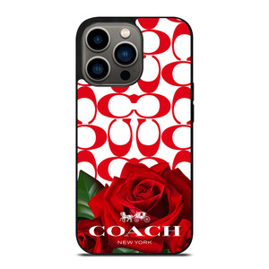 COACH NEW YORK FLOWER 4 iPhone 13 Pro Case Cover