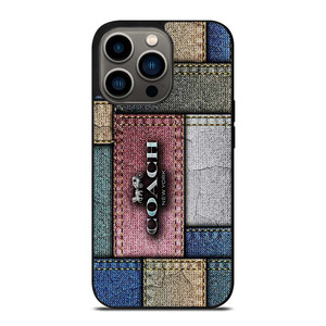 COACH NEW YORK LOGO JEANS iPhone 13 Pro Case Cover COACH NEW YORK LOGO JEANS iPhone 13 Pro Case Cover