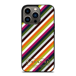 COACH NEW YORK RAINBOW iPhone 13 Pro Case Cover