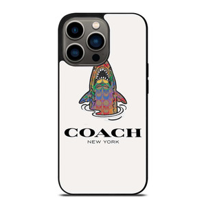 COACH NEW YORK SHARK iPhone 13 Pro Case Cover COACH NEW YORK SHARK iPhone 13 Pro Case Cover