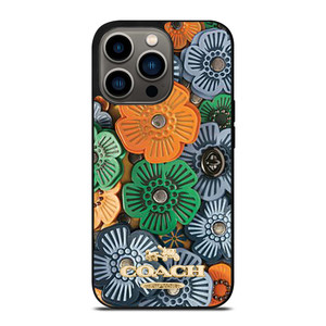 COACH NEW YORK TEA ROSE iPhone 13 Pro Case Cover COACH NEW YORK TEA ROSE iPhone 13 Pro Case Cover