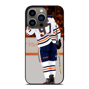 CONNOR MCDAVID EDMONTON OILERS NHL iPhone 13 Pro Case Cover