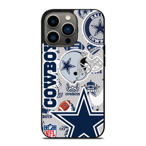 DALLAS COWBOYS NFL STICKER BOMB iPhone 13 Pro Case Cover