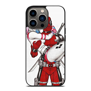DEADPOOL HARLEY QUINN CARTOON iPhone 13 Pro Case Cover