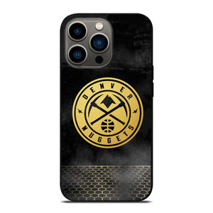 DENVER NUGGETS GOLD METAL iPhone 13 Pro Case Cover