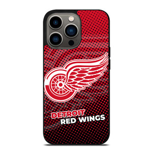DETROIT RED WINGS HALFTONE EFFECT iPhone 13 Pro Case Cover