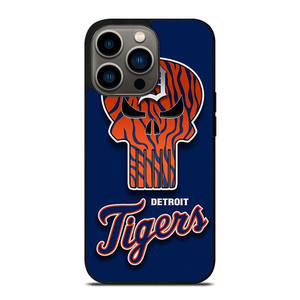 DETROIT TIGERS SKULL LOGO iPhone 13 Pro Case Cover