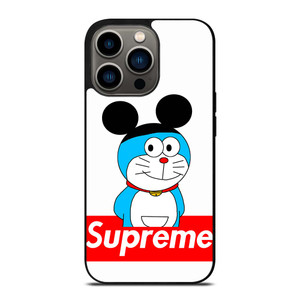 DORAEMON WITH MICKEY SUPREME iPhone 13 Pro Case Cover