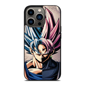 DRAGON BALL GOKU AND BLACK GOKU FACE iPhone 13 Pro Case Cover