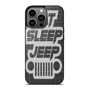 EAT SLEEP JEEP LOGO iPhone 13 Pro Case Cover