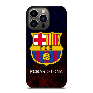 FC BARCELONA LOGO FOOTBALL iPhone 13 Pro Case Cover
