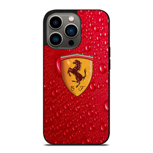FERRARI DROP WATER RED iPhone 13 Pro Case Cover FERRARI DROP WATER RED iPhone 13 Pro Case Cover