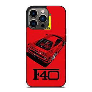 FERRARI F40 SUPERCAR LOGO iPhone 13 Pro Case Cover