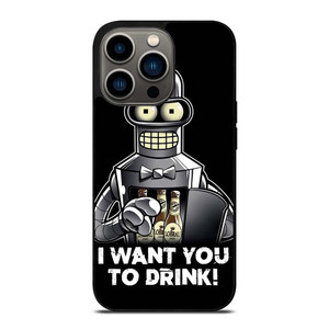 FUTURAMA BENDER QUOTE iPhone 13 Pro Case Cover