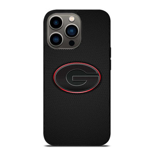 GEORGIA BULLDOGS CARBON LOGO iPhone 13 Pro Case Cover