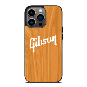 GIBSON GUITAR WOODEN LOGO 2 iPhone 13 Pro Case Cover