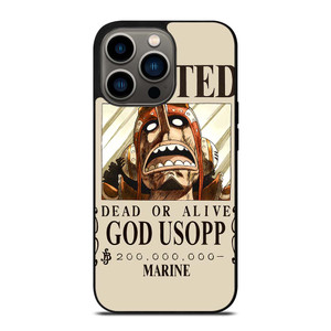GOD USOPP ONE PIECE ANIME iPhone 13 Pro Case Cover