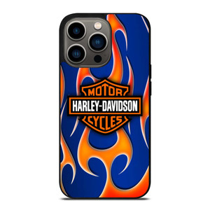 HARLEY DAVIDSON BLUE FLAME LOGO iPhone 13 Pro Case Cover HARLEY DAVIDSON BLUE FLAME LOGO iPhone 13 Pro Case Cover
