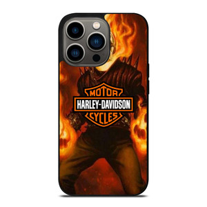 HARLEY DAVIDSON GHOST RIDER iPhone 13 Pro Case Cover
