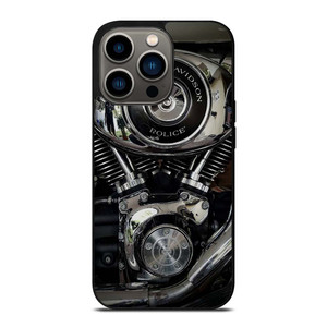 HARLEY DAVIDSON POLICE ENGINE iPhone 13 Pro Case Cover