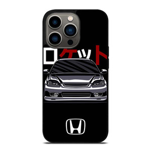 HONDA CIVIC RETRO DRAWING iPhone 13 Pro Case Cover