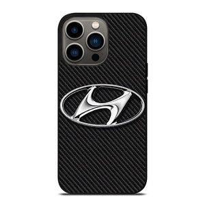 HYUNDAI MOTORS CARBON LOGO iPhone 13 Pro Case Cover