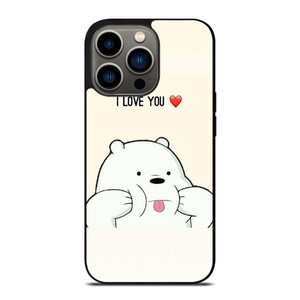 ICE BEAR WE BARE BEARS CUTE iPhone 13 Pro Case Cover