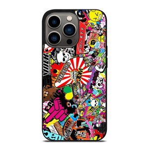JDM STICKER BOMB COLLAGE iPhone 13 Pro Case Cover