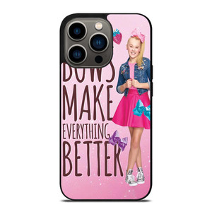 JOJO SIWA BOWS MAKE EVERYTHING BETTER iPhone 13 Pro Case Cover JOJO SIWA BOWS MAKE EVERYTHING BETTER iPhone 13 Pro Case Cover