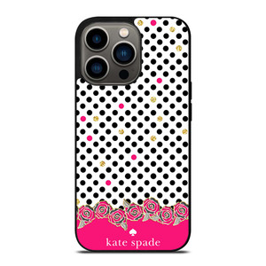 KATE SPADE FLOWER POLKADOT iPhone 13 Pro Case Cover
