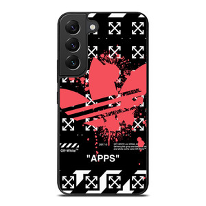 OFF WHITE X ADIDAS RED Samsung Galaxy S22 Plus Case Cover