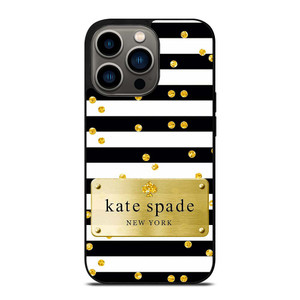 KATE SPADE POLKADOTS GOLD iPhone 13 Pro Case Cover