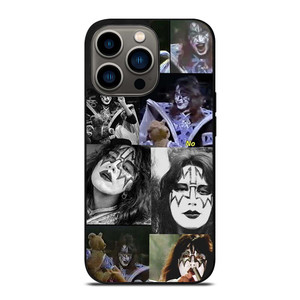 KISS BAND ACE FREHLEY COLLAGE iPhone 13 Pro Case Cover