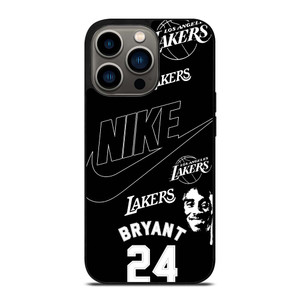 KOBER BRYANT LAKERS NIKE BLACK iPhone 13 Pro Case Cover