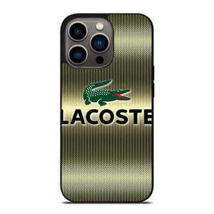 LACOSTE GOLD EMBLEM iPhone 13 Pro Case Cover