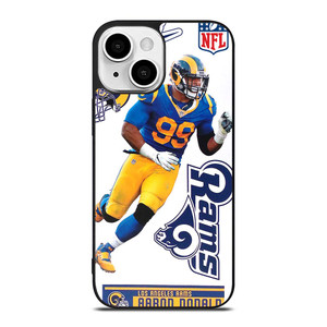 AARON DONALD LOS ANGELES RAMS NFL iPhone 13 Mini Case Cover AARON DONALD LOS ANGELES RAMS NFL iPhone 13 Mini Case Cover