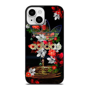ADIDAS FLOWER PATTERN iPhone 13 Mini Case Cover